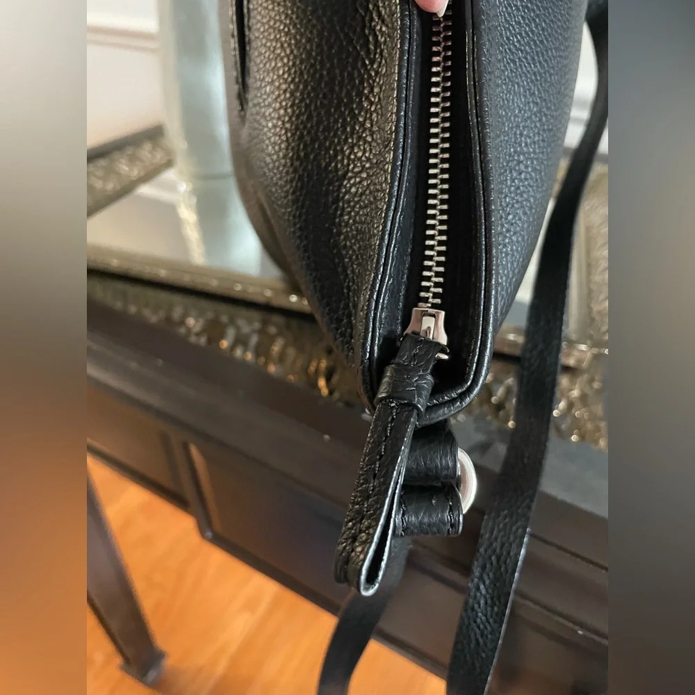 Brighton Pretty Tough Collection- Baby Jake Leather Crossbody - Picture 6 of 12